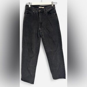 Levi's Women's Black Straight Jeans